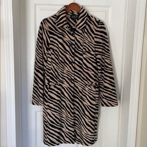 Vintage A.B.S. Zebra print coat by Allen Schwartz